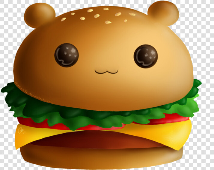 Ham Hamburger Clipart Explore Pictures   Drawn Cartoon Cute Burger  HD Png DownloadTransparent PNG