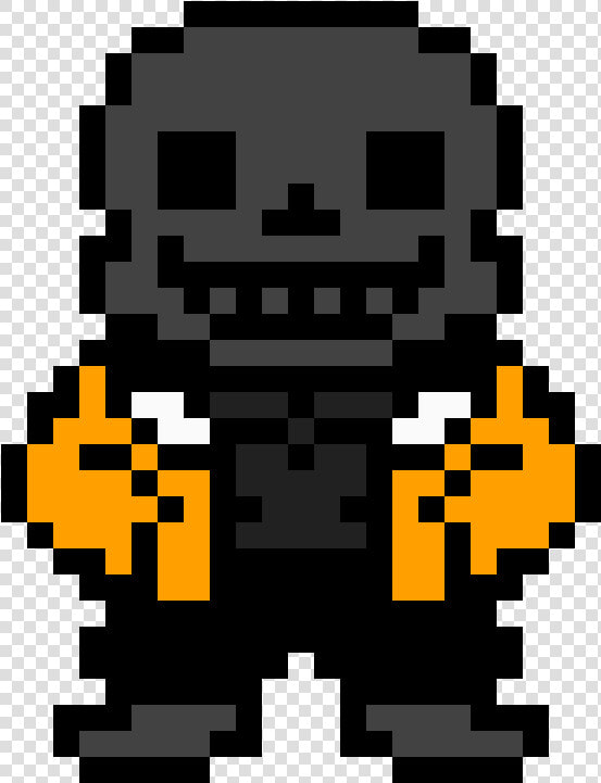 Wither Skeleton Sans   Sans Sprite  HD Png DownloadTransparent PNG