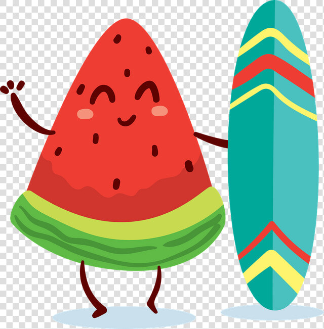 Watermelon 4340821 1280   Frutas Animadas Kawaii  HD Png DownloadTransparent PNG