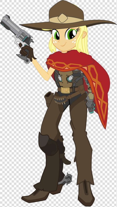 Sonofaskywalker  Clothes  Crossover  Equestria Girls    Applejack Equestria Girls In Overwatch  HD Png DownloadTransparent PNG