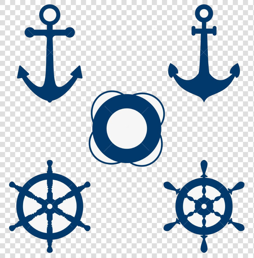 Ship Wheel Boat Vector At Free For Personal Use Transparent   Anchor And Ship Wheel  HD Png DownloadTransparent PNG