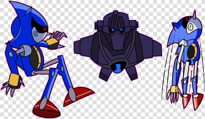 Slingshot Drawing Cartoon   Fan Characters Metal Sonic  HD Png DownloadTransparent PNG