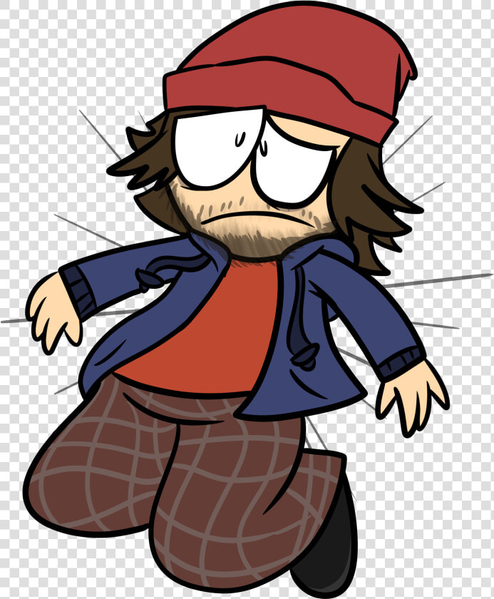 Fat Homeless Man With Art Block   Cartoon Homeless Man  HD Png DownloadTransparent PNG