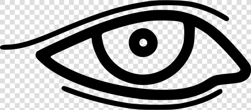 Eye With Eyeliner   Circle  HD Png DownloadTransparent PNG