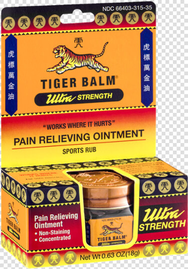 Tiger Balm Ultra Strength  HD Png DownloadTransparent PNG