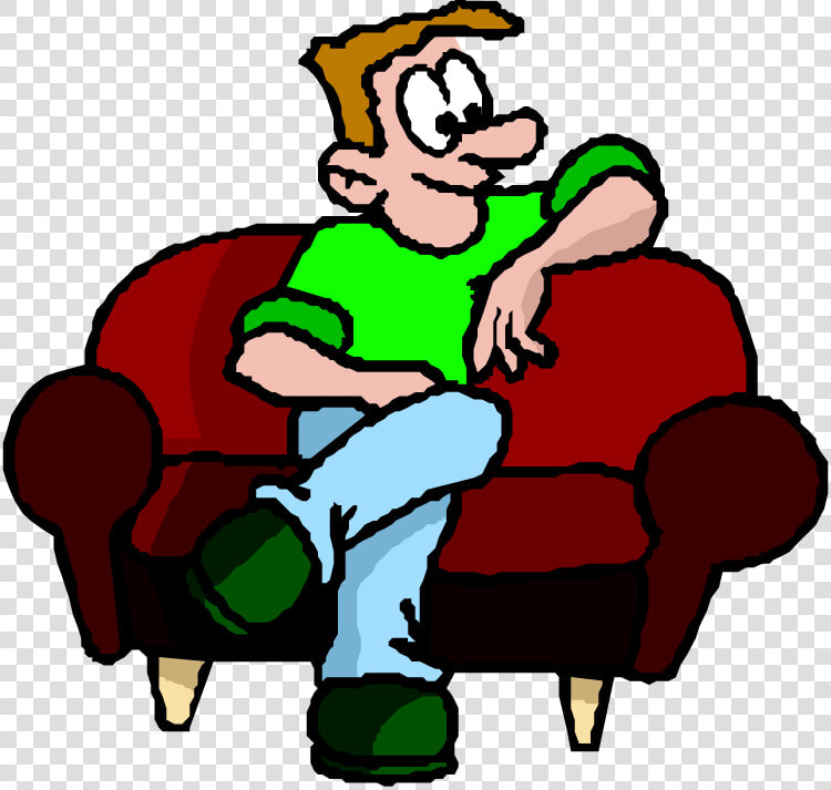 Two People Talking Clipart   Sit On Sofa Clipart  HD Png DownloadTransparent PNG