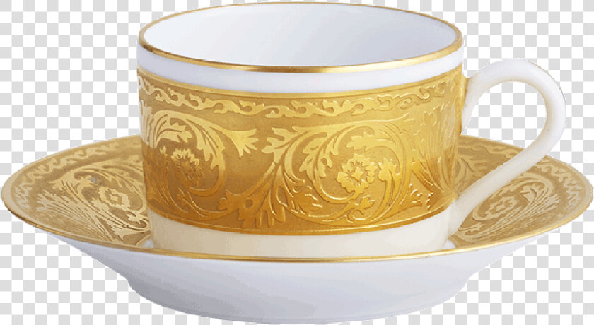 Versailles Gold Tea Cup  amp  Saucer   Gold Clipart Of Tea Cup  HD Png DownloadTransparent PNG