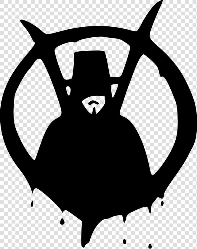 V For Vendetta Guy Fawkes Mask Drawing Clip Art   V For Vendetta Logo Png  Transparent PngTransparent PNG