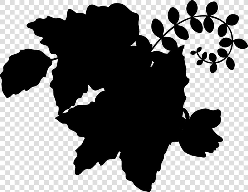 Clip Art Desktop Wallpaper Flower Silhouette Computer   Silhouette  HD Png DownloadTransparent PNG