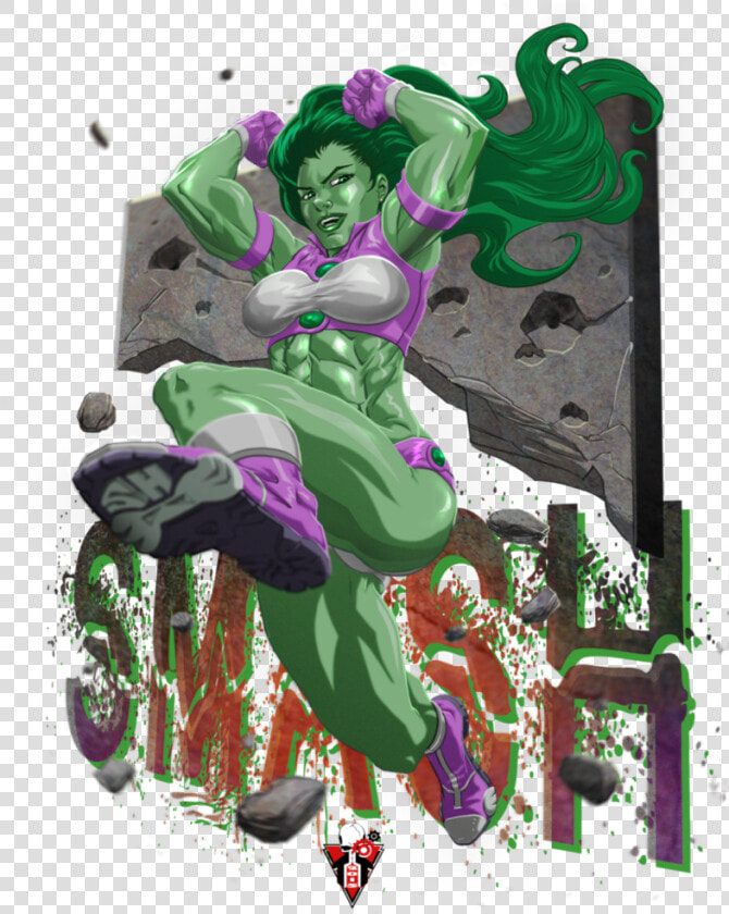 She Hulk By T Turner   She hulk  HD Png DownloadTransparent PNG