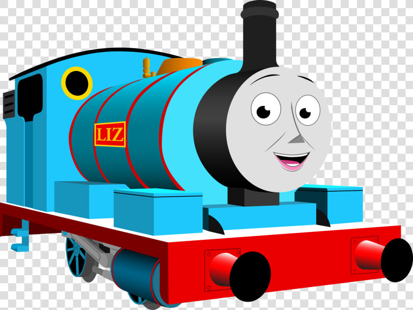 Thomas Train Tank Locomotive Saddle Tank Clip Art   Thomas The Tank Engine Liz  HD Png DownloadTransparent PNG