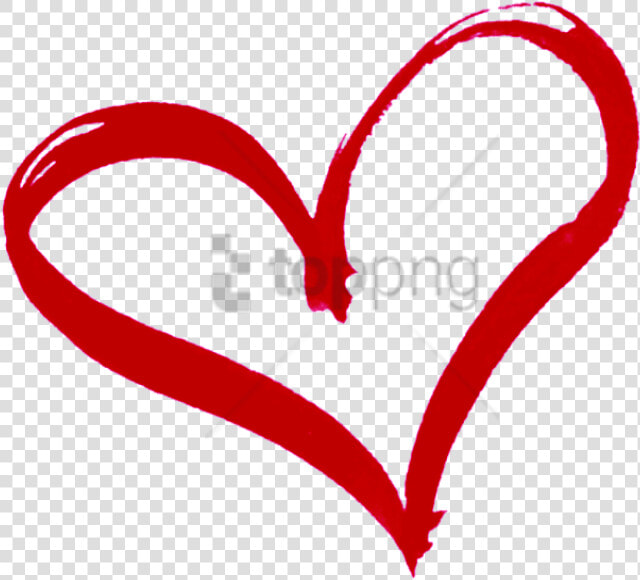 Red Heart Outline Png   Transparent Background Red Hearts Png  Png DownloadTransparent PNG