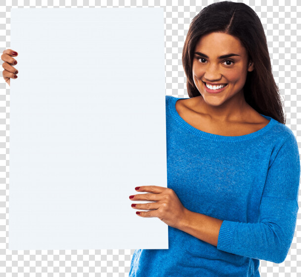 Free Png Girl Holding Banner Png Images Transparent   Girl Holding Png  Png DownloadTransparent PNG