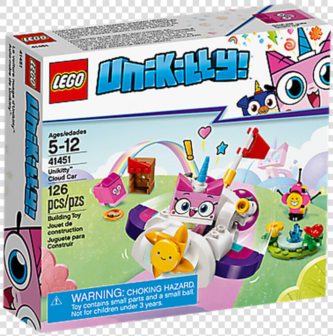 Lego Toys Lego Unikitty Cloud Car 41451 Class   Lego Unikitty Cloud Car  HD Png DownloadTransparent PNG