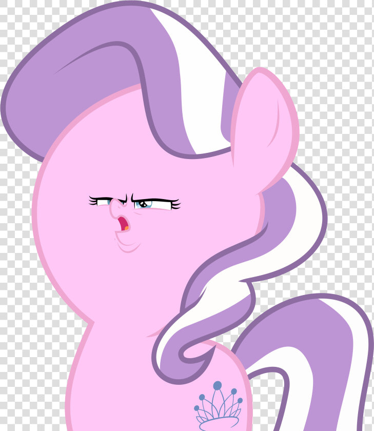 Rainbow Dash Pinkie Pie Derpy Hooves Face Pink Nose   Mlp Diamond Tiara Face  HD Png DownloadTransparent PNG