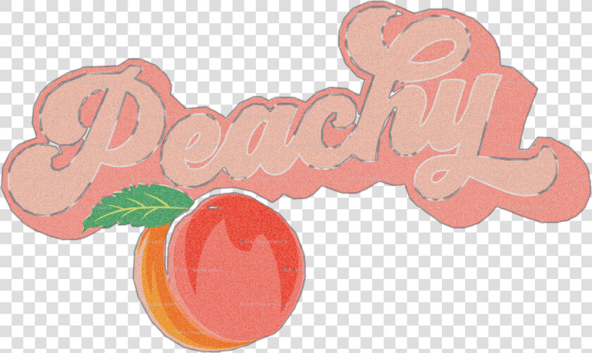  peachy  vintage  retro  cute  aesthetic  typography   Peach 70s Font  HD Png DownloadTransparent PNG