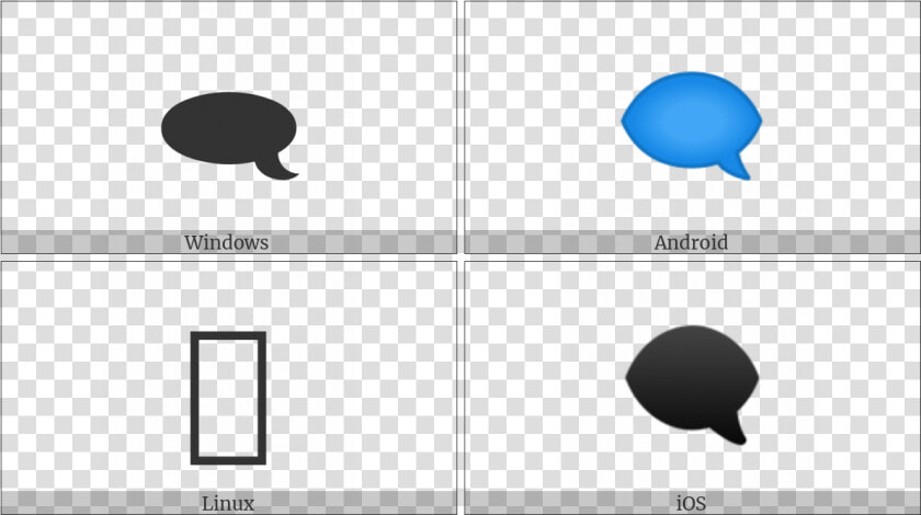 Left Speech Bubble On Various Operating Systems  HD Png DownloadTransparent PNG