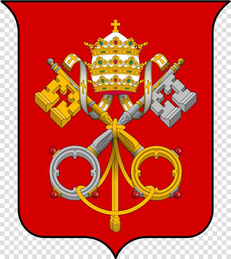 Vatican Keys To Heaven And Hell coat Of Arms Holy See   Papal Insignia  HD Png DownloadTransparent PNG