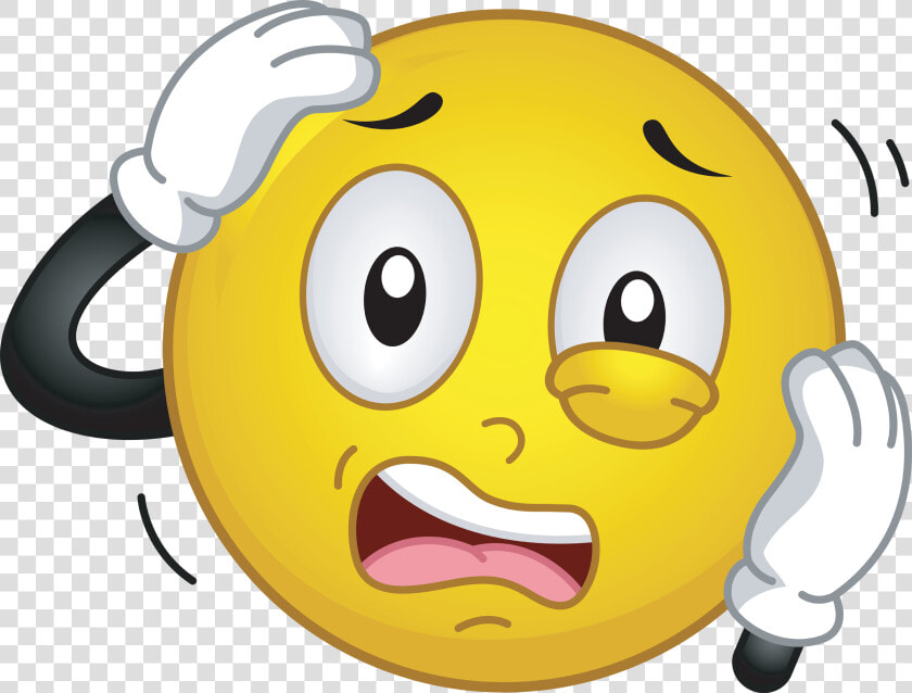 Clipart Question Face Clipartfest   Panic Emoticon  HD Png DownloadTransparent PNG