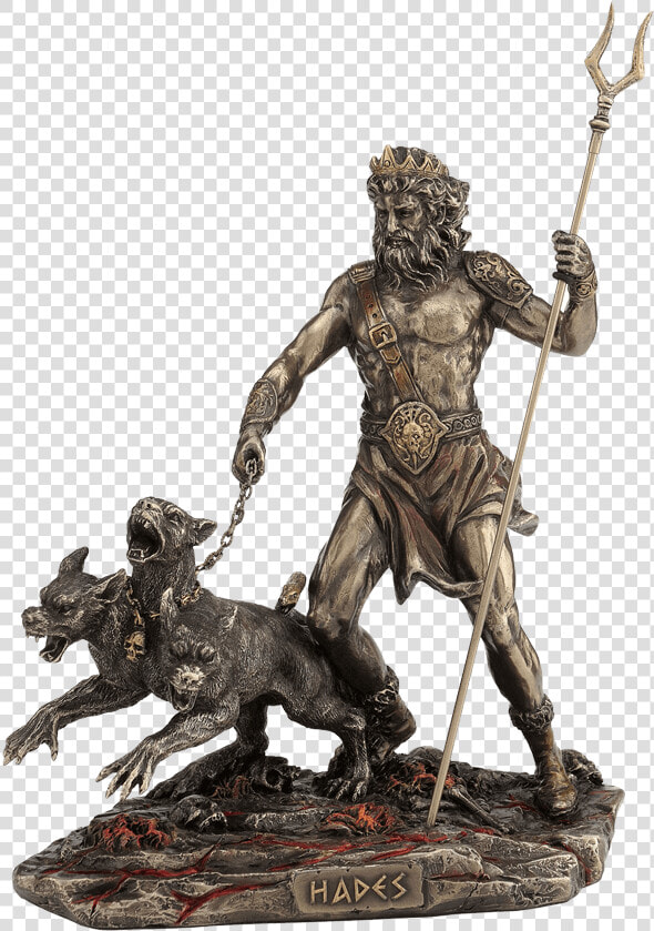 Hades With Bident And Cerberus   Greek Mythology Hades Bident  HD Png DownloadTransparent PNG