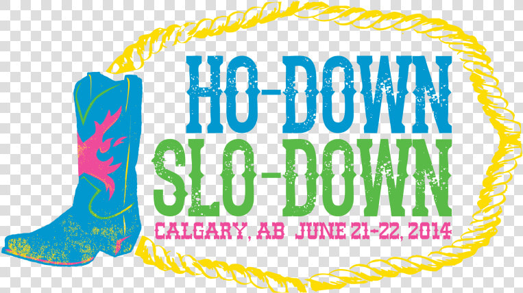 Ho Down Slo Down Logo Colour   Tattoo  HD Png DownloadTransparent PNG