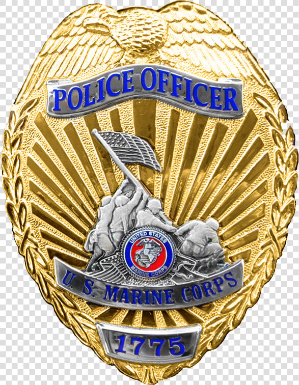 Military Police Officer Badge   Marine Corps Civilian Police Badge  HD Png DownloadTransparent PNG