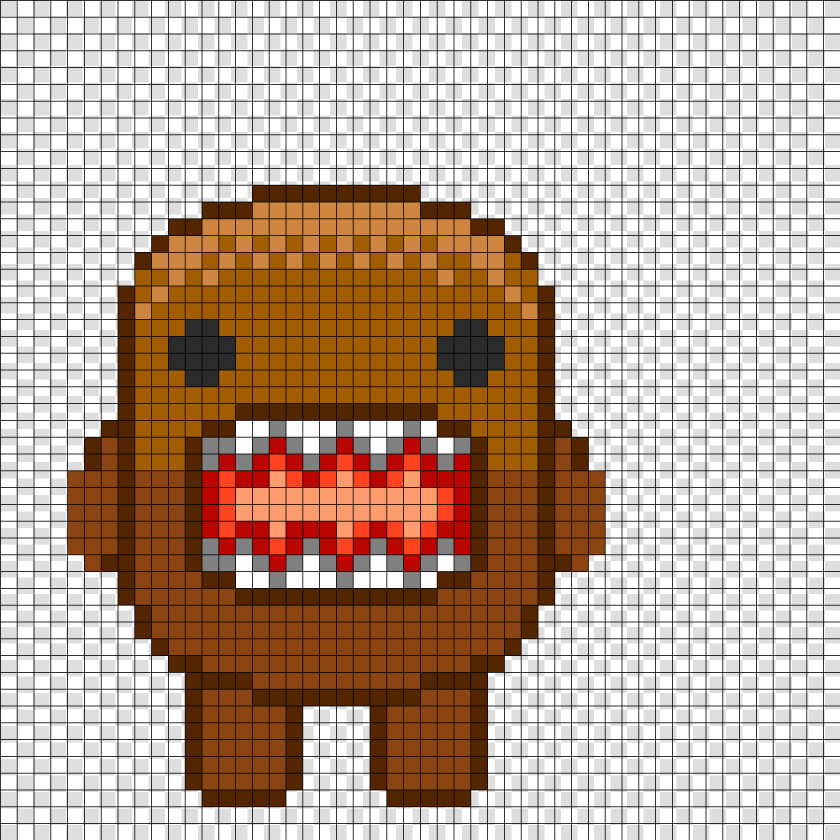 Domo Perler Bead Pattern   Bead Sprite   Pixel Art Logo Deadpool  HD Png DownloadTransparent PNG