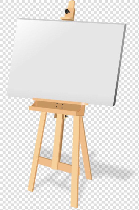 Free To Use  amp  Public Domain Easel Clip Art   Art Easel With Canvas  HD Png DownloadTransparent PNG