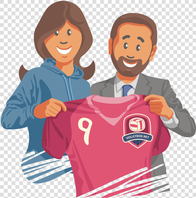 Women Volleyball Transfers   Cartoon  HD Png DownloadTransparent PNG