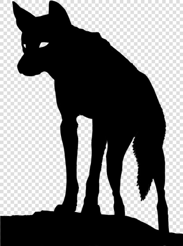 Dingo Silhouette Panda Free   Coyote Silhouette  HD Png DownloadTransparent PNG