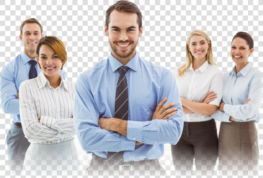 Young Group Of Business Men And Women Smiling   Businessperson  HD Png DownloadTransparent PNG