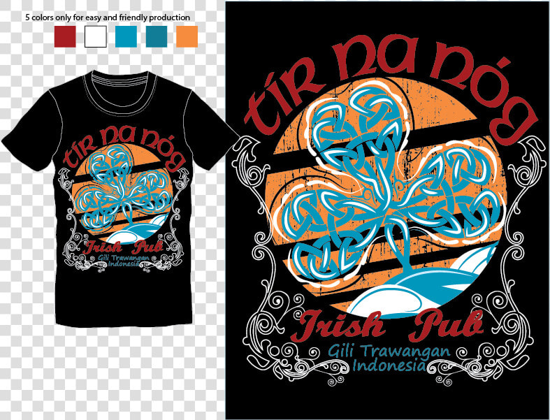 Irish Pub T shirt From Indonesia Logo Design Concepts   Illustration  HD Png DownloadTransparent PNG