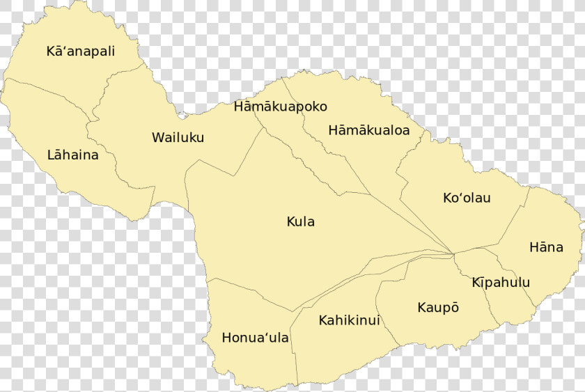 Ancient Land Divisions Of Maui  HD Png DownloadTransparent PNG