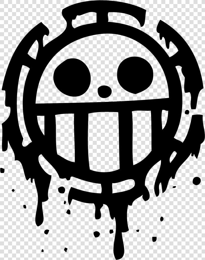 Pirate Flag   One Piece Trafalgar Law Logo  HD Png DownloadTransparent PNG