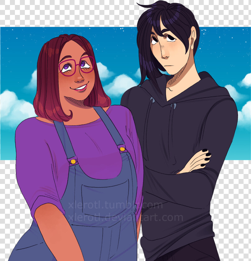 “well I’m Late To The Stardew Valley Train But I’m   Stardew Valley Maru And Sebastian  HD Png DownloadTransparent PNG