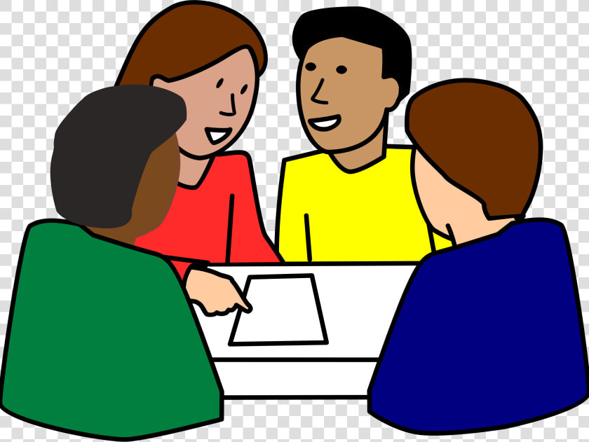 Diverse Student Group Work Clip Arts   Students Working Together Clipart  HD Png DownloadTransparent PNG