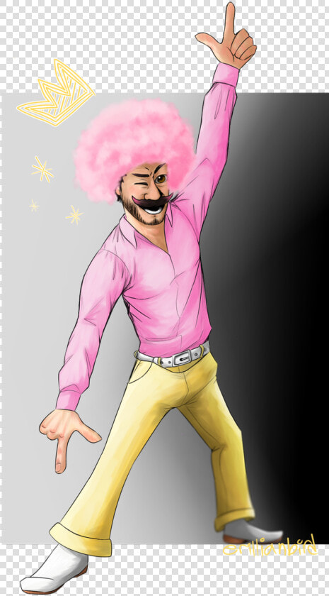 Theo Dancing Queen   Cartoon  HD Png DownloadTransparent PNG