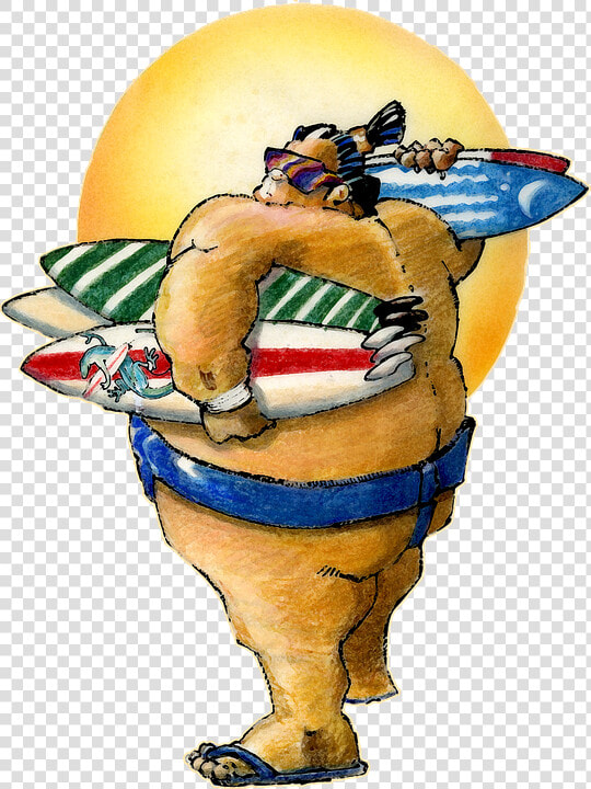 Paul Reynolds  Sumo  Sumo Surfing  Tsumo Brothers   Illustration  HD Png DownloadTransparent PNG