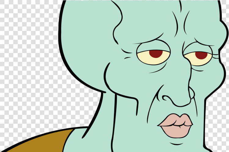 Handsome Squidward Transparent Background   Handsome Squidward  HD Png DownloadTransparent PNG