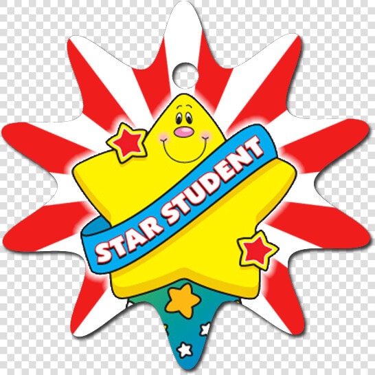 Star Student Sun Tag   Ribbon With Very Good  HD Png DownloadTransparent PNG