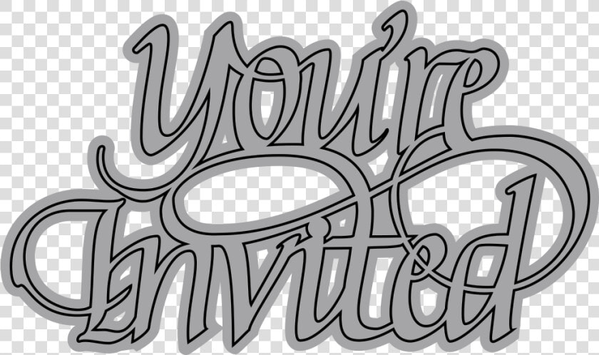 A Way With Words  You Re Invited   Calligraphy  HD Png DownloadTransparent PNG