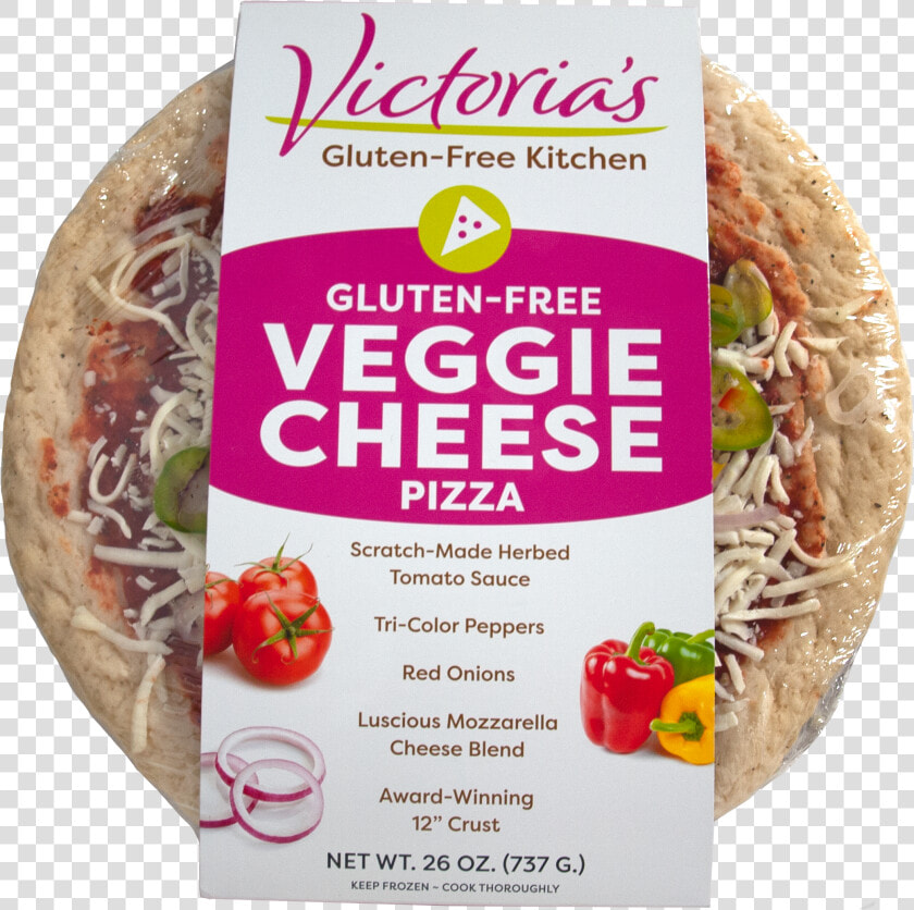 Victorias Gluten Free Veggie Cheese Pizza Packaged  HD Png DownloadTransparent PNG