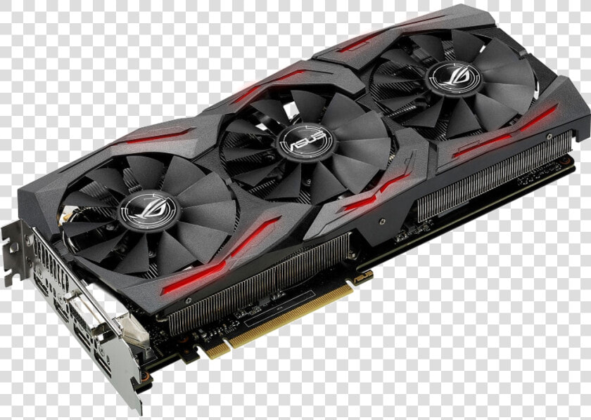 Graphics Card Png Transparent Hd Photo   Asus Gtx 1080 Rog Strix 8gb  Png DownloadTransparent PNG