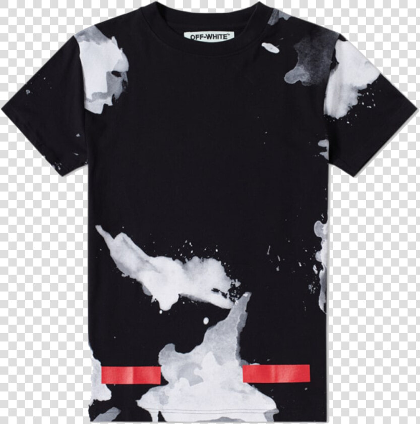 Off White Liquid Spots Tee  HD Png DownloadTransparent PNG