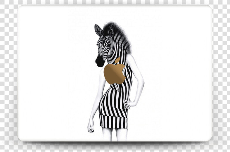 Party Zebra Skin Macbook 12”   Cartoon  HD Png DownloadTransparent PNG