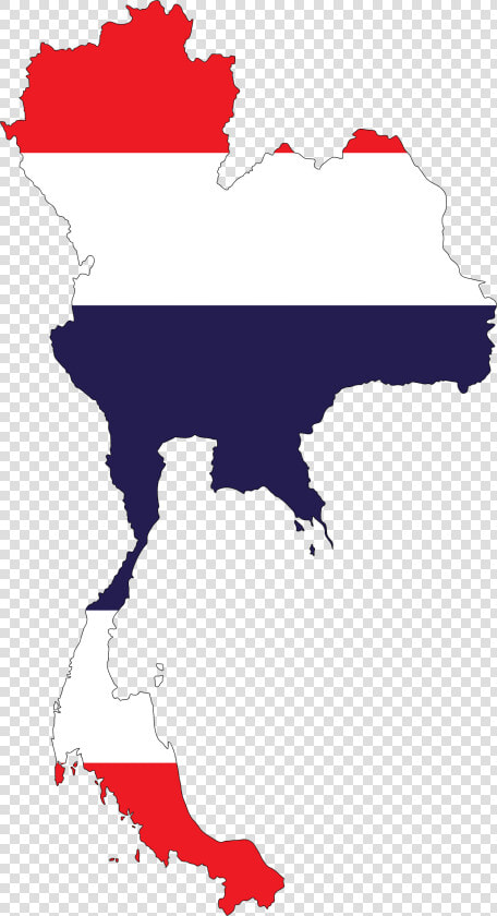 Transparent World Flag Png   Thailand Map Outline Png  Png DownloadTransparent PNG