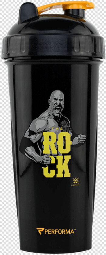 Perfect Shaker Wwe Series Shaker 800ml   The Rock At   Rock Performa Shaker  HD Png DownloadTransparent PNG