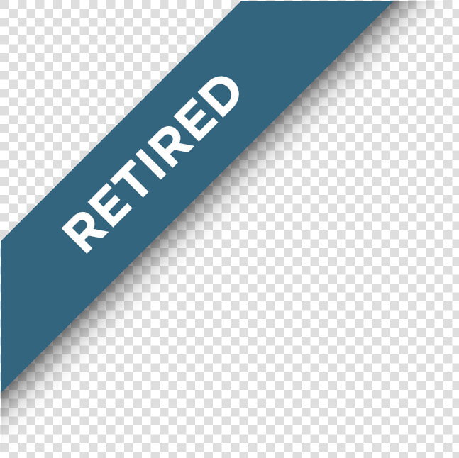 Retired Badge   Electric Blue  HD Png DownloadTransparent PNG