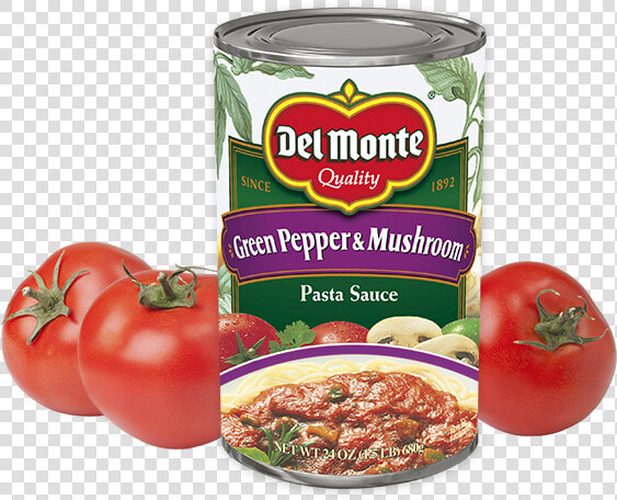 Green Pepper  amp  Mushroom Pasta Sauce   Del Monte Green Pepper And Mushroom Pasta Sauce  HD Png DownloadTransparent PNG