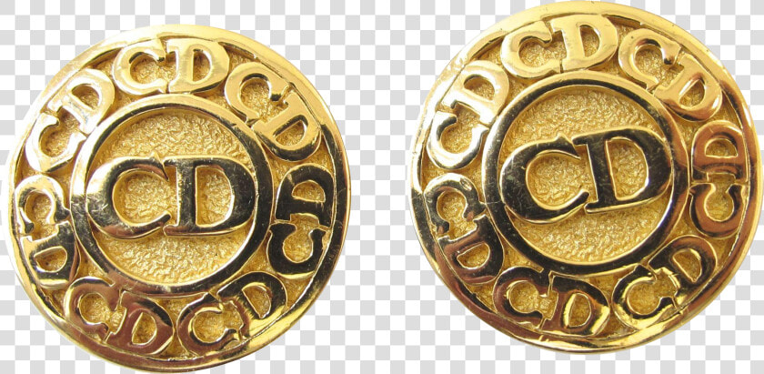 Christian Dior Logo Earrings  HD Png DownloadTransparent PNG